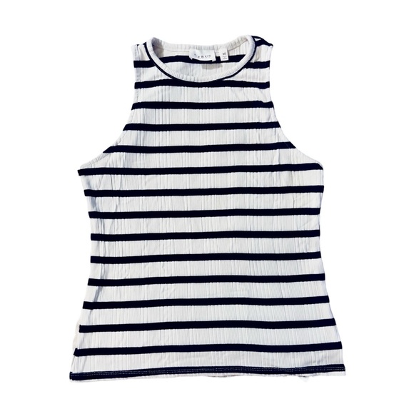 Cyrus Tops - Cyrus Essentials Ribbed Striped Tank